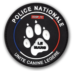Ecusson PVC Unité Canine Légère Police Nationale